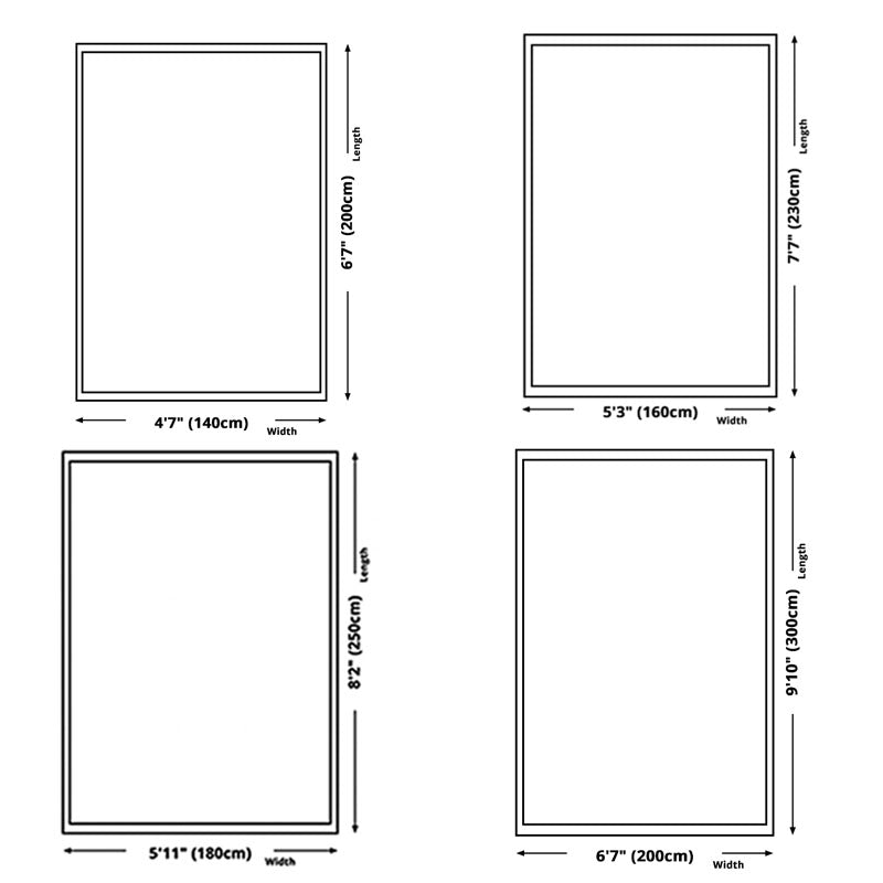 Beige Modern Carpet Polyester Color Block Carpet Washable Carpet for Living Room