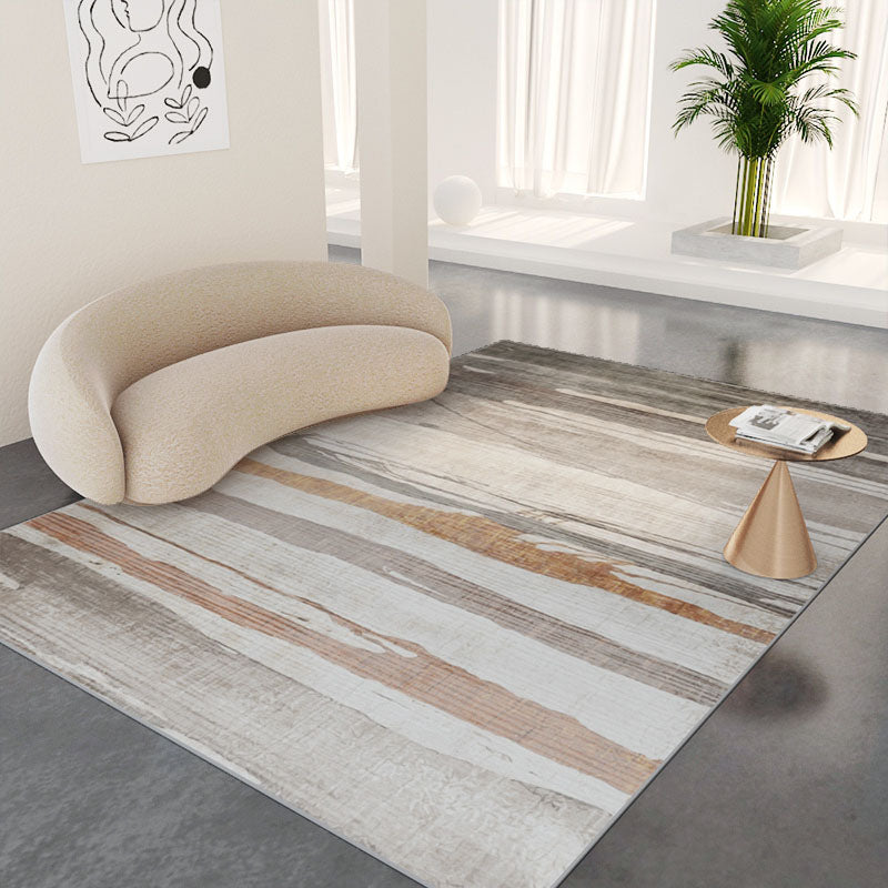 Leisure Carpet Funky Contrast Panel Area Rug Living Room Polyster Carpet with Non-Slip Backing