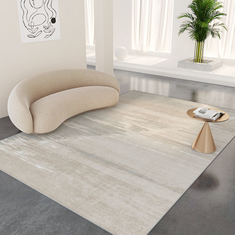 Artistic Carpet Leisure Contrast Panel Indoor Rug Polyster Stain Resistant Area Rug for Living Room