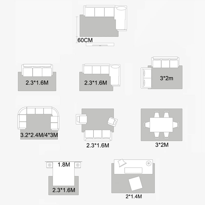 Round Watercolor Carpet Washable Indoor Rug Polyester Stain Resistant Rug for Living Room