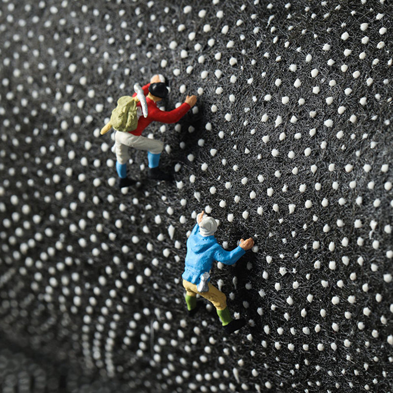 Blue Geometric Pattern Rug Modern Polyester Area Rug Non-Slip Backing Carpet for Living Room