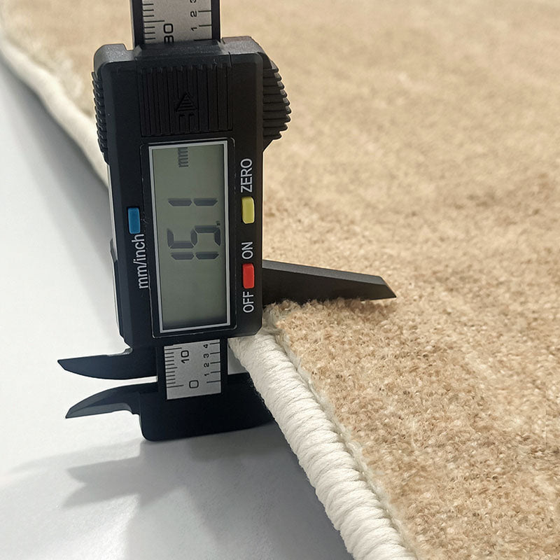 Modern Polyester Carpet Trendy Solid Color Area Rug Non-Slip Backing Rug for Living Room