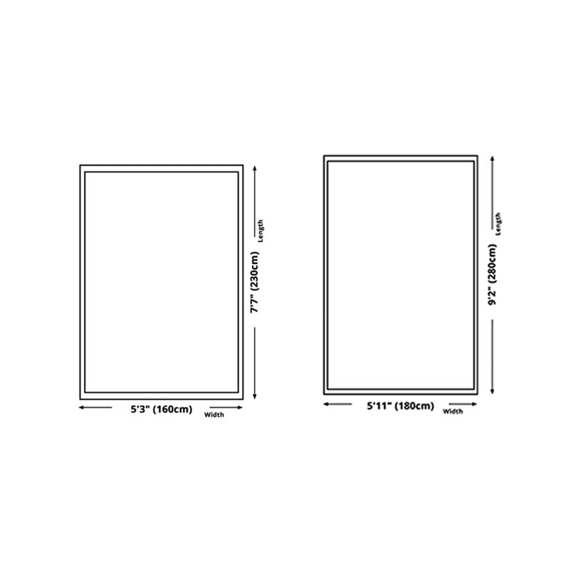 Green Abstract Pattern Area Rug Modern Polyester Area Carpet Stain Resistant Rug for Living Room