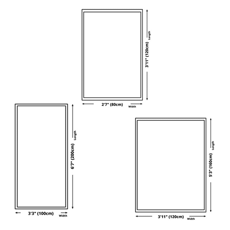 Modern Area Rug Floral Pattern Polyester Stain Resistant Carpet Home Decor Rug for Living Room