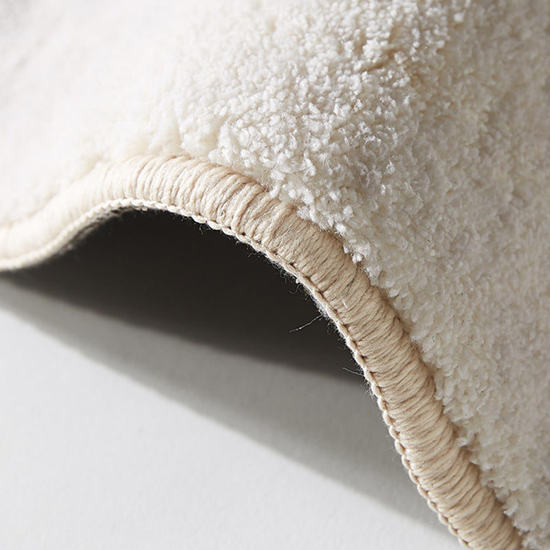 Modern Khaki Indoor Rug Leisure Contrast Panel Polyester Non-Slip Backing Area Carpet for Home Decor