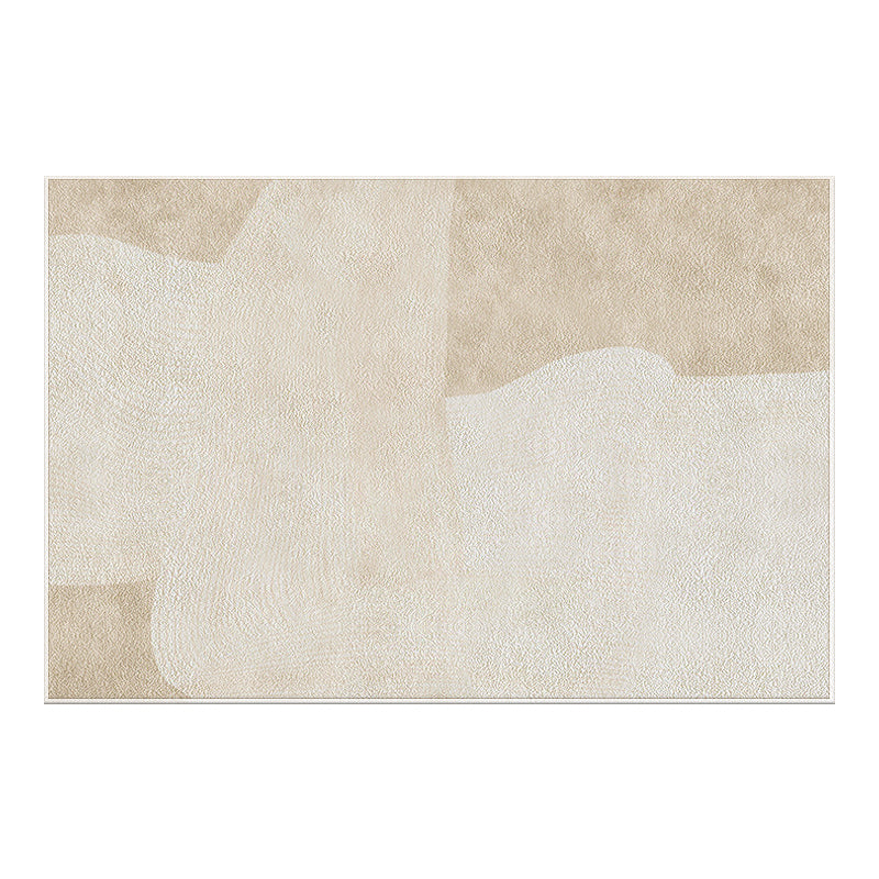 Simplicity Area Carpet Modern Rug Polyester Stain Resistant Area Rug for Living Room