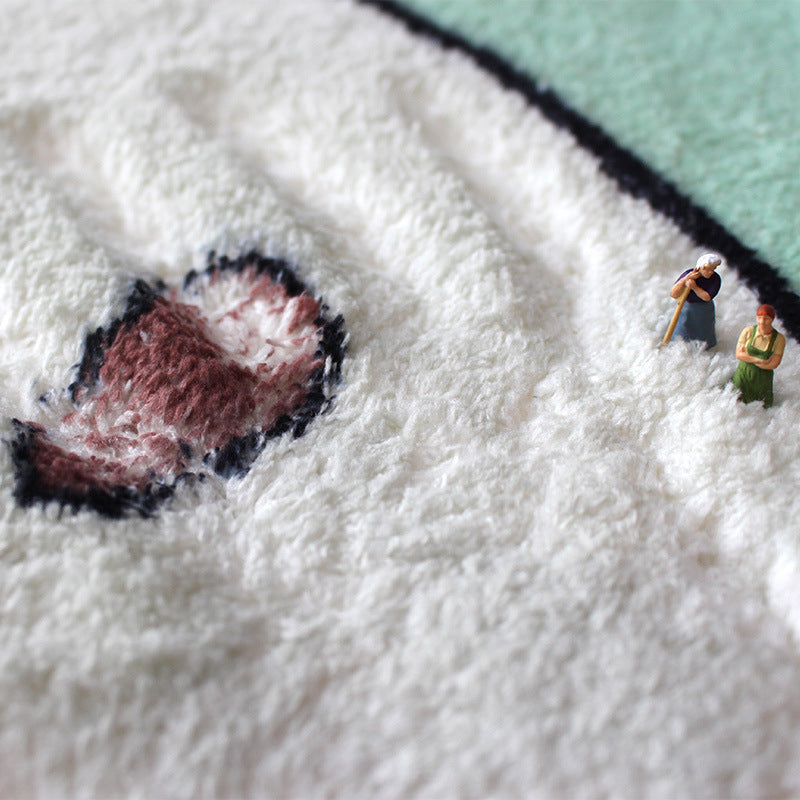 Brown Modern Carpet Polyester Line Carpet Non-Slip Backing Carpet for Home Decor