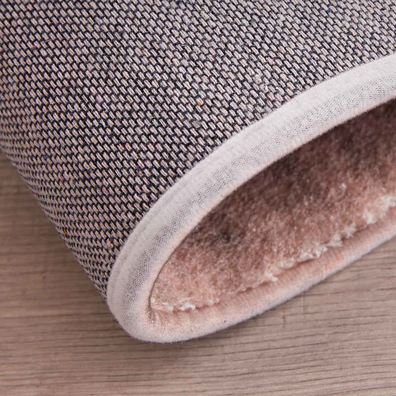 Grey Modern Area Rug Polyester Geometric Pattern Area Carpet Stain Resistant Rug for Bedroom