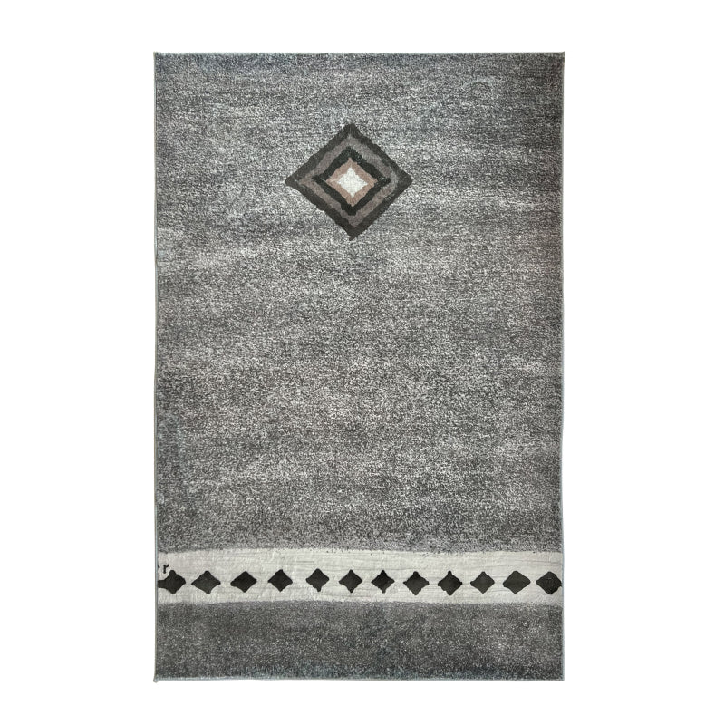 Modern Living Room Area Carpet Tribal Pattern Polyester Area Rug Easy Care Rug