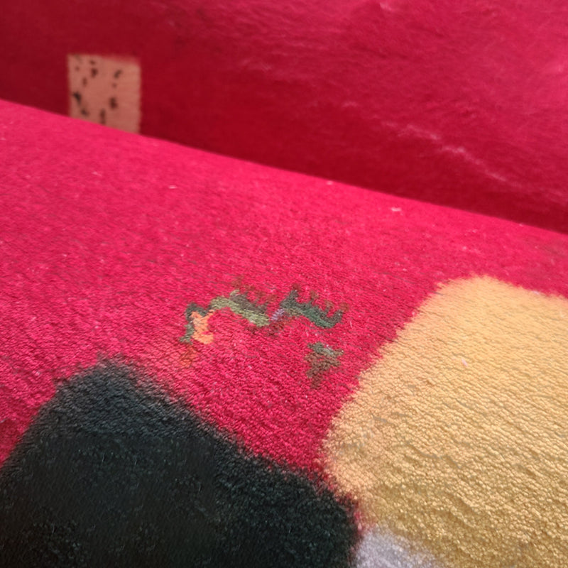 Modern Living Room Area Carpet Tribal Pattern Polyester Area Rug Easy Care Rug