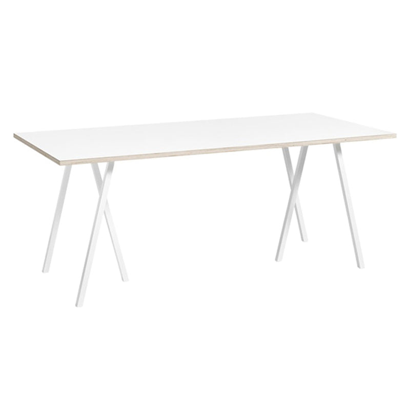 Simple Standard Sintered Stone Top Dining Table Rectangle Shape Dining Table with 6 Legs Base