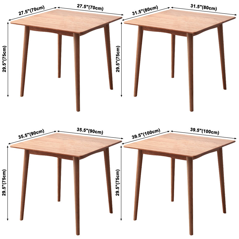 Contemporary Style 4-foot Furniture Solid Wood Dining Table Rectangle for Home