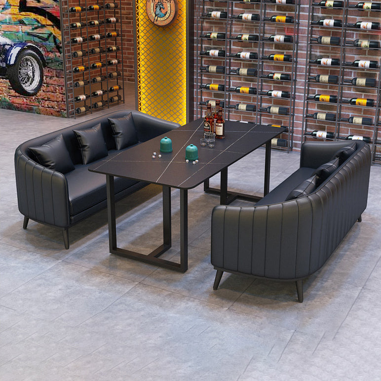 Industrial Style Dinner Room Kitchen Table Metal Base Table for Dinning Room