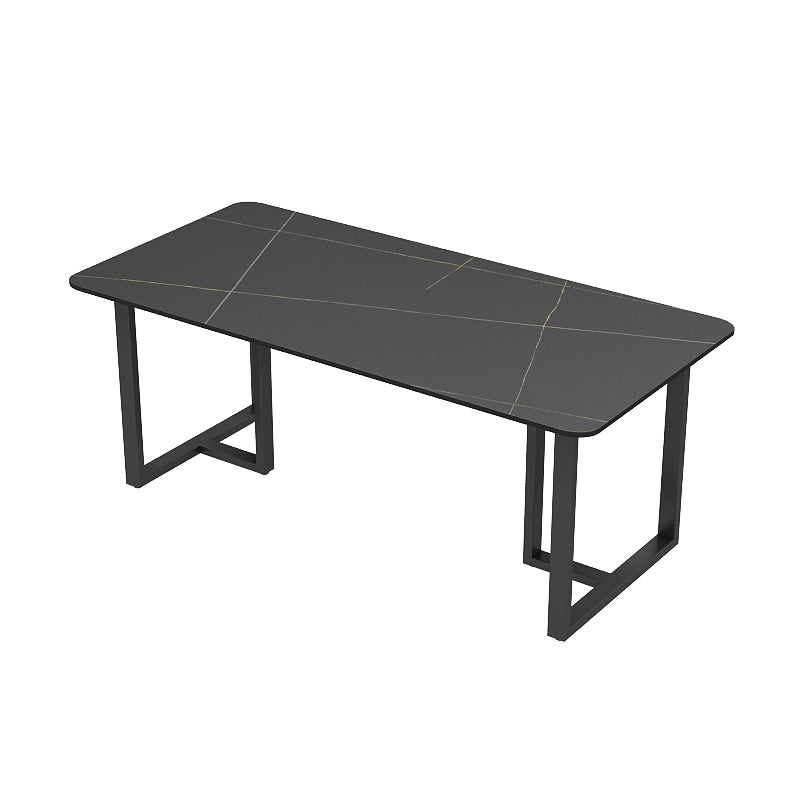 Industrial Style Dinner Room Kitchen Table Metal Base Table for Dinning Room