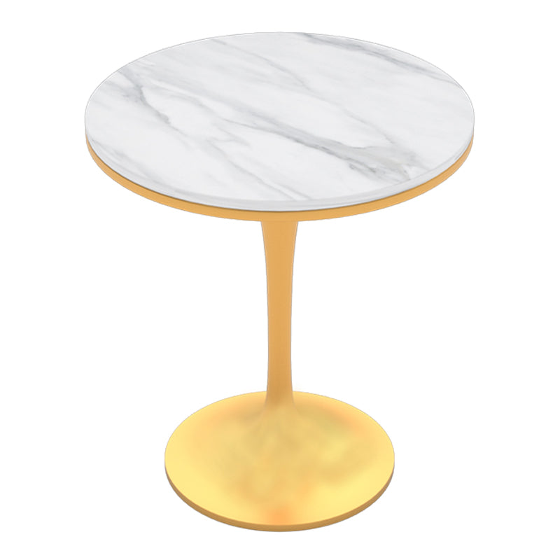 Traditionele luxe stenen eettafel, ronde dinettetafel voor eetkamer