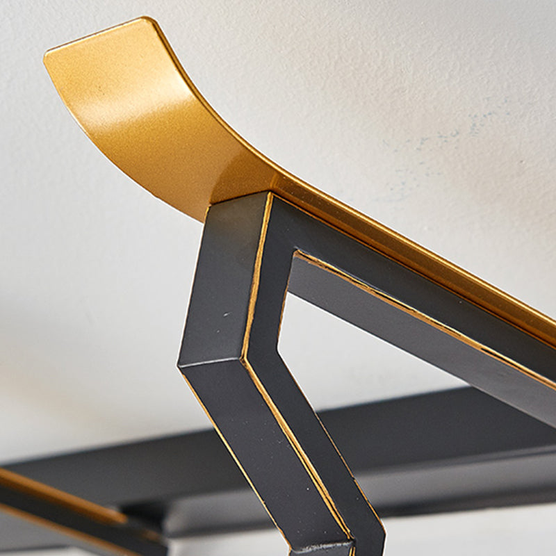 5/8/12/16/21 Ceiling Light with Fabric Shade Chinese Style Flush Mount Light