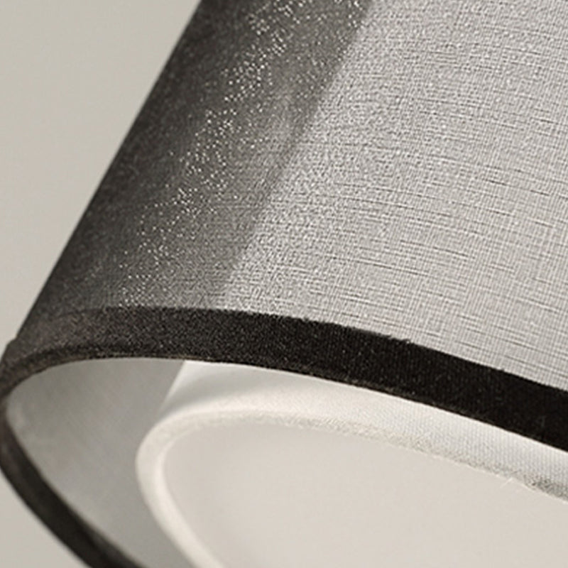 Plafoniera da incasso in tessuto stile cinese quadrata/rotonda per sala da pranzo