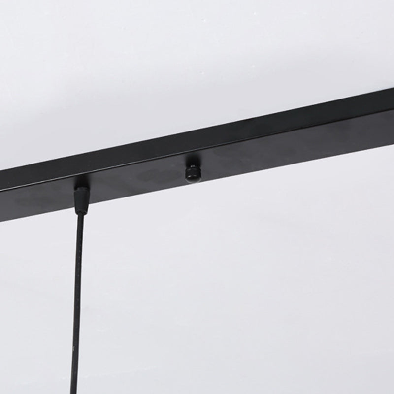 Lámpara colgante colgante moderna de Macaron Bell Luces colgantes de metal para restaurante para restaurante