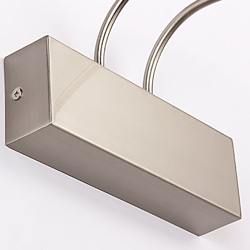 Linear Metallic Bar Vanity Light Contemporary Wall Mount Light in Bronze