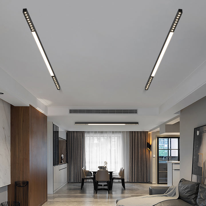 Modern Semi Flush Mount Lighting Linear Flush Mount Lighting Flush Light for Living Room