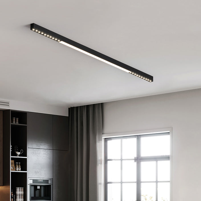 Modern Semi Flush Mount Lighting Linear Flush Mount Lighting Flush Light for Living Room