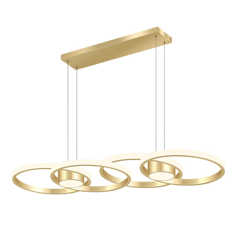 Minimalismo contemporaneo Caratteristico Stile nordico LED Isola sospesa Luce a ciondolo per sala da pranzo