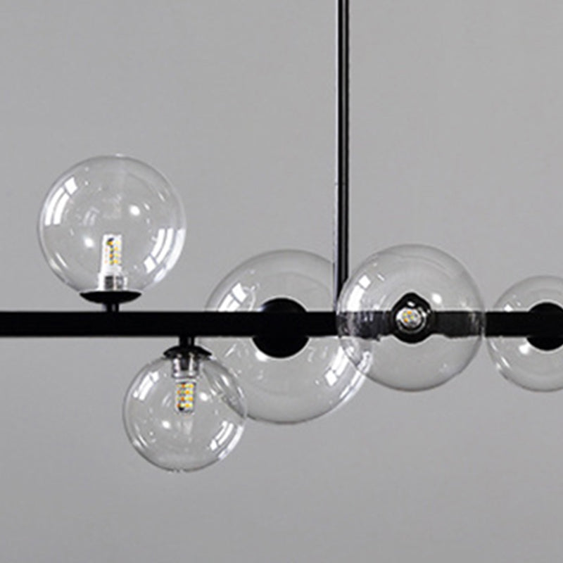 Nordic Minimalism Modern Style LED Island Chandelier Light for Dining Room Living Room