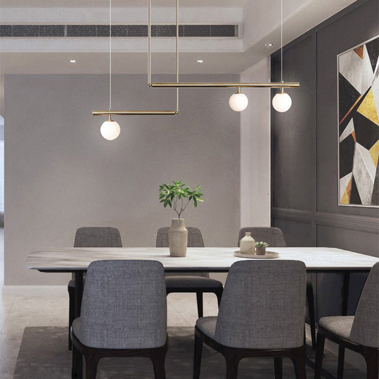 Globe Island Lighting Modern Lighting Chandelier Glass 3 Light Island Pendant Lights