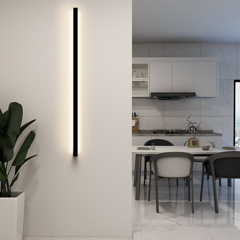 Lámpara de pared moderna lámpara lineal de luz de pared de luz montada en la pared