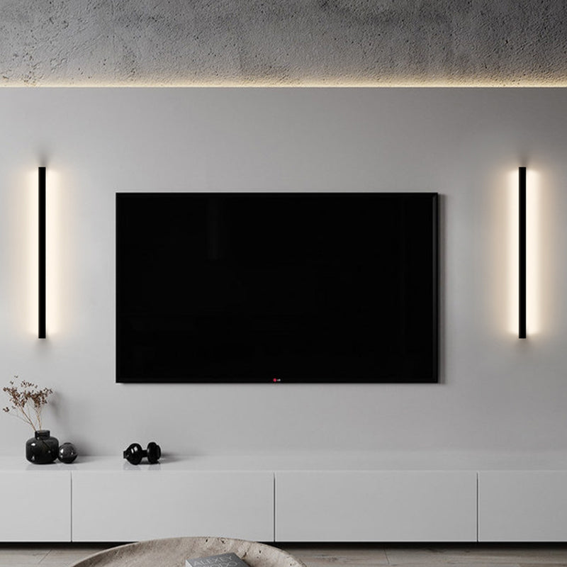 Lámpara de pared moderna lámpara lineal de luz de pared de luz montada en la pared