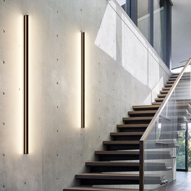 Lámpara de pared moderna lámpara lineal de luz de pared de luz montada en la pared