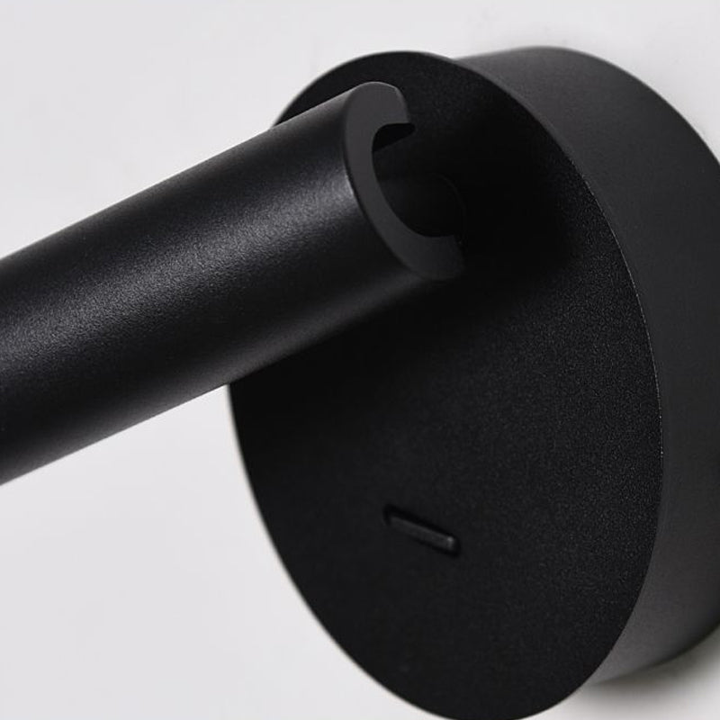 Lampada a monte a parete cilindro Stile moderno a 1 luci di scarpa in alluminio in alluminio