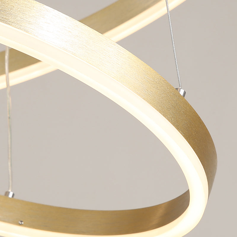 Noordse moderne minimalisme lichte luxe stijl led hanger kroonluchter licht voor eetkamer woonkamer