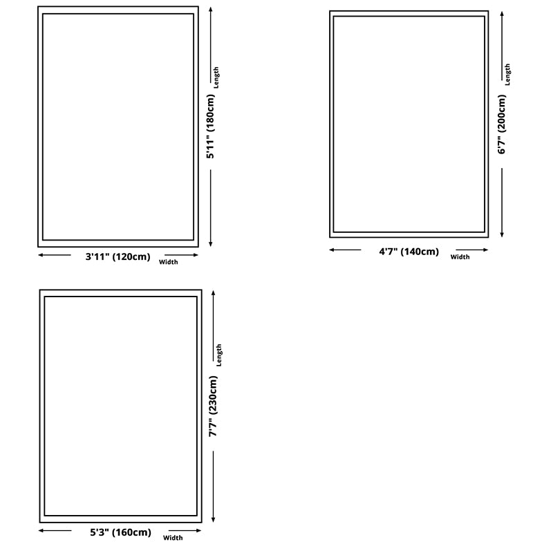 Red Retro Carpet Polyester Flower Carpet Washable Carpet for Home Decoration