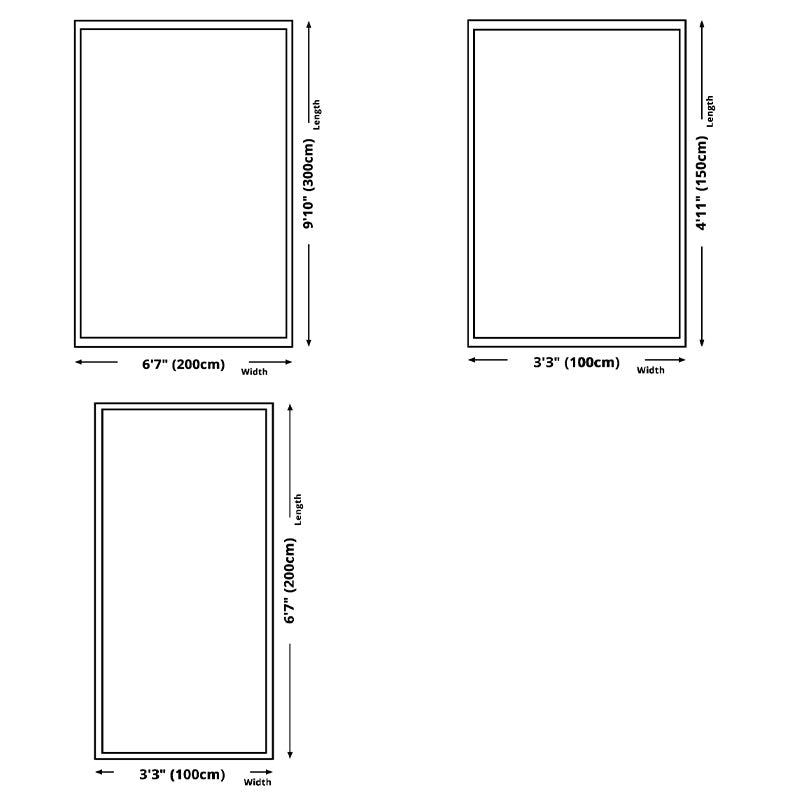 Mid-Century Floral Print Indoor Rug Polyester Carpet Stain Resistant Area Carpet for Home Decoration