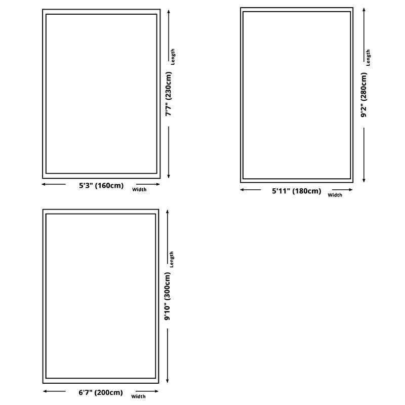 Traditional Flower Printed Carpet Polyester Area Rug Non-Slip Backing Indoor Carpet for Living Room