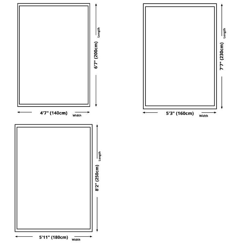 Fancy Grey Modern Area Carpet Geometric Pattern Polyester Area Rug Non-Slip Rug for Home Decor