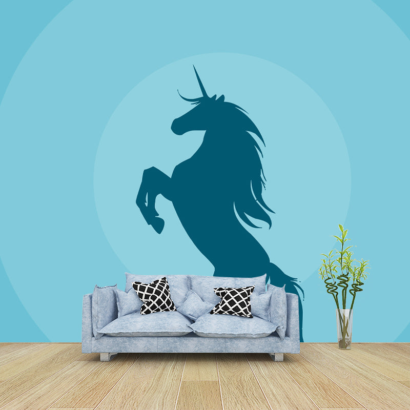 Animal Illustration Mural Decal Modern Style Washable Home Decor, Custom Size