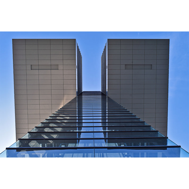 City Building Modern Mural Decoration Sitting Room Wall Covering, Custom Size Available