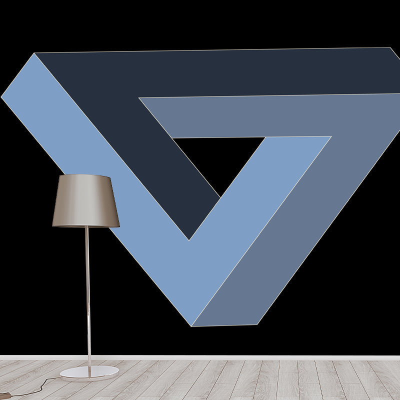 Geometry Wall Murals Contemporary Wall Art for Bedroom, Moisture Resistant