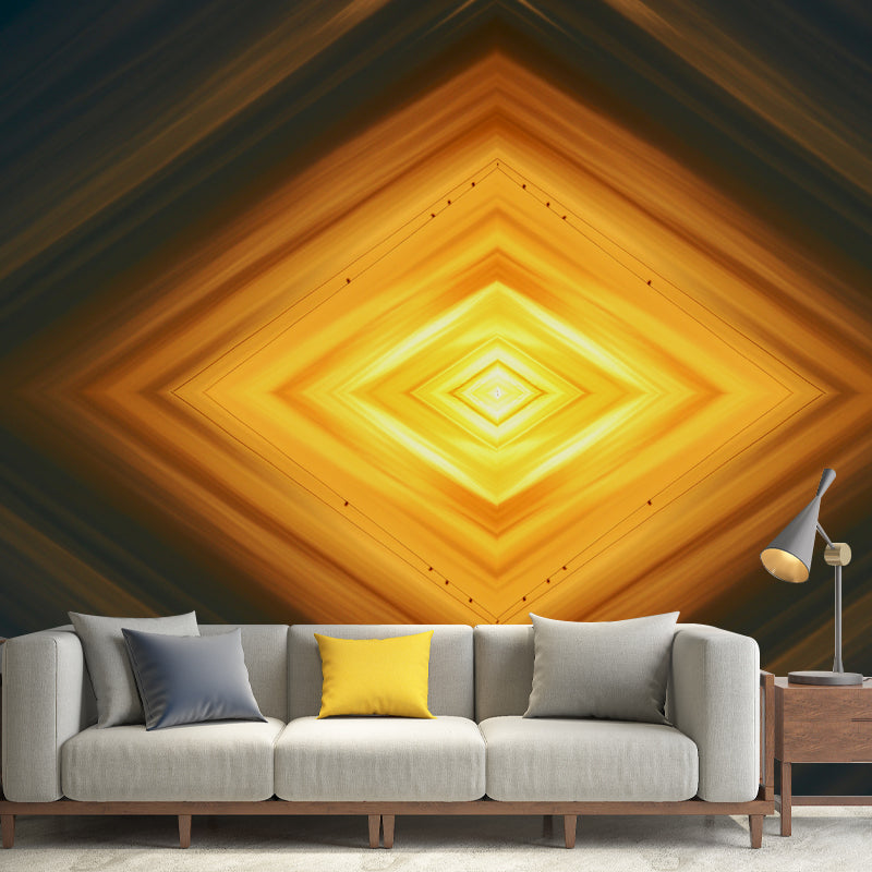 Triangle Geometry Mural Decal for Study Room Washable, Custom Size Available