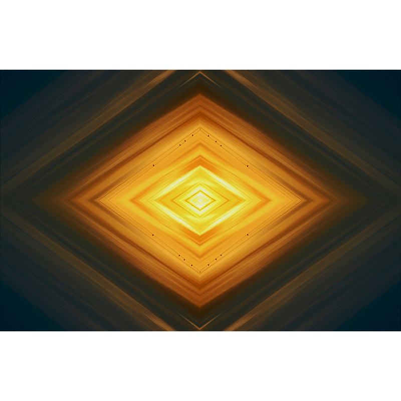 Triangle Geometry Mural Decal for Study Room Washable, Custom Size Available