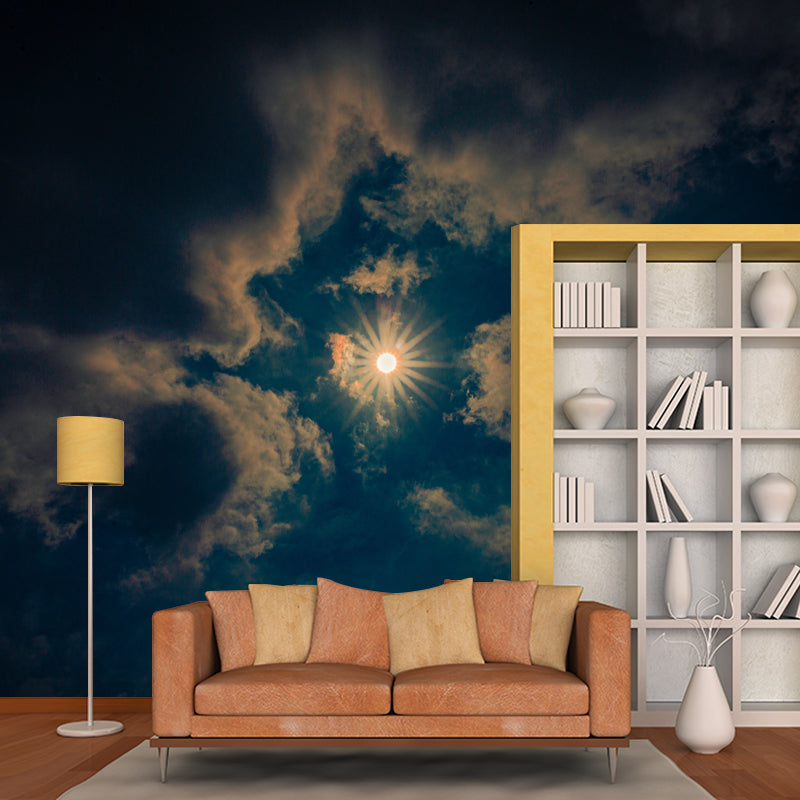 Sky Scenery Mural Wallpaper for Sitting Room Moisture Resistant, Personalized Size Available