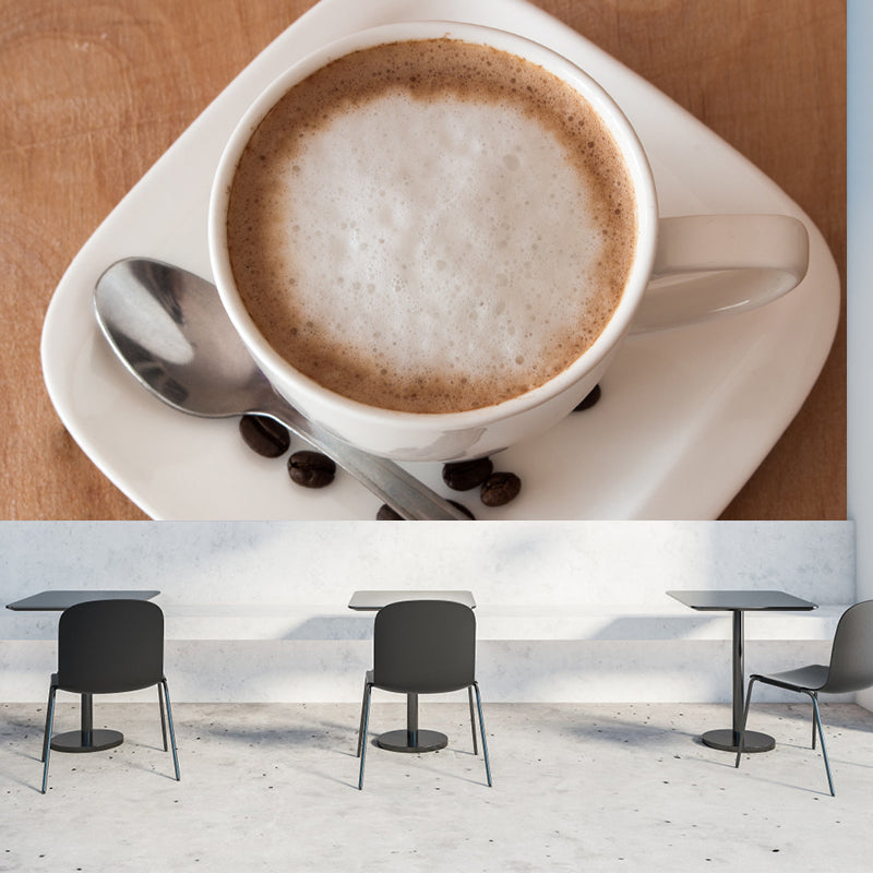 Coffee Mural Environment Friendly Wall Covering for Coffee Shop, Waterproofing