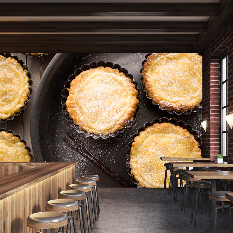 Delicious Dessert Mural Wallpaper for Commercial Use, Personalized Size Available