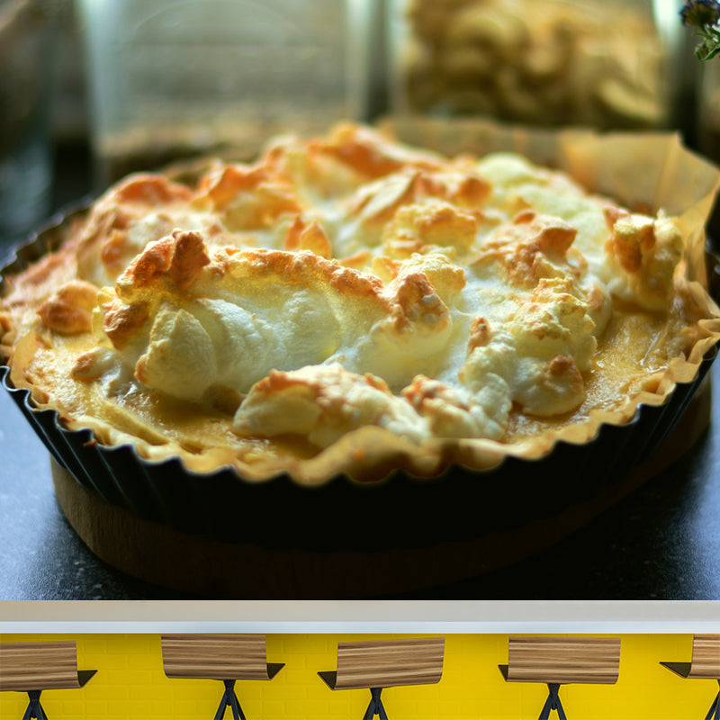 Sweet Food Mural Wallpaper for Commerce Shop Modern Decoration for Dessert Shop, Custom Printed