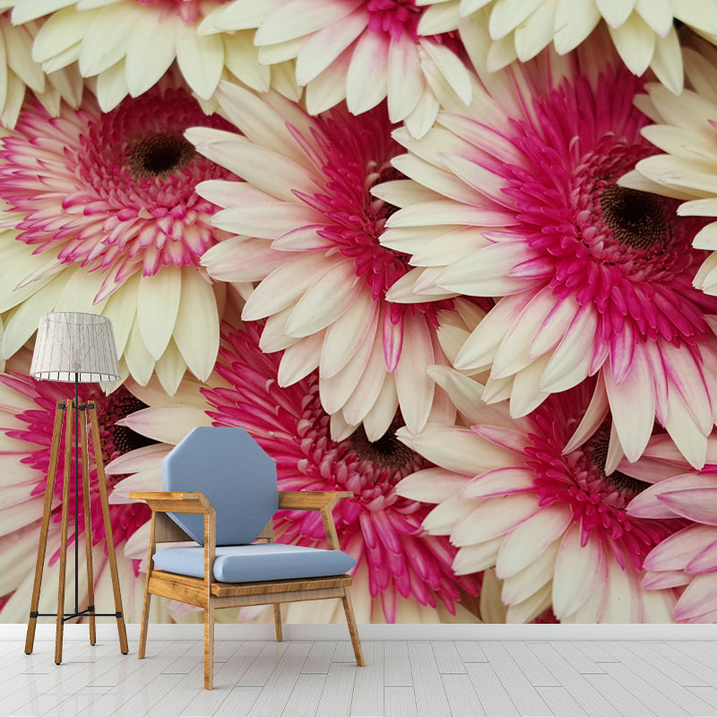 Beautiful Chrysanthemum Flowers Wall Decor for Bedroom Living Room,Custom Size Available