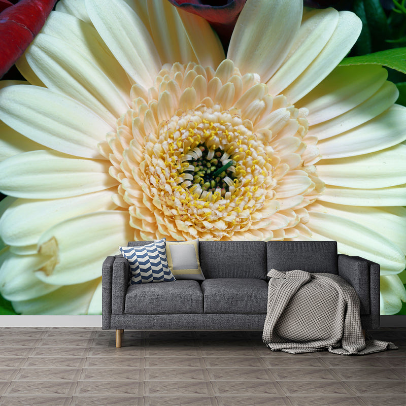 Bunte Chrysanthemen-Wanddekoration für Schlafzimmer und Wohnzimmer, individuelle Größe erhältlich