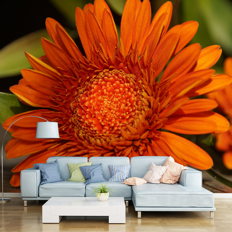 Bunte Chrysanthemen-Wanddekoration für Schlafzimmer und Wohnzimmer, individuelle Größe erhältlich