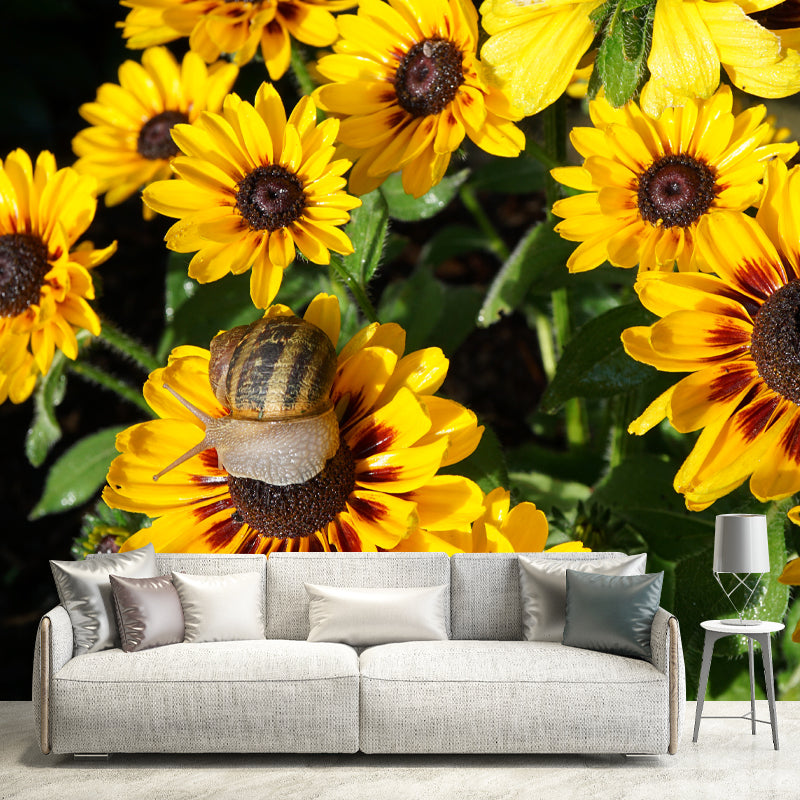 Chrysanthemum Wall Decor for Bedroom Moisture Resistant, Custom Size Available